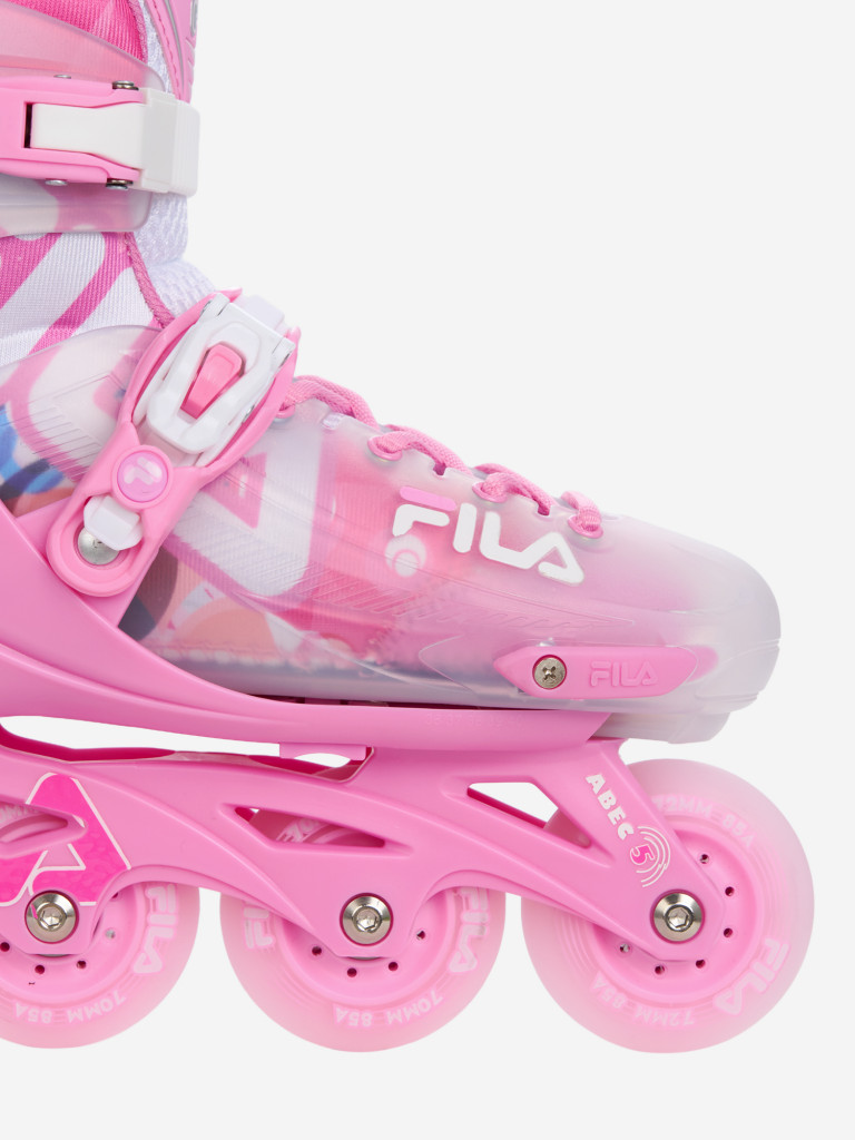 Роликовые коньки детские раздвижные FILA S-One Pink