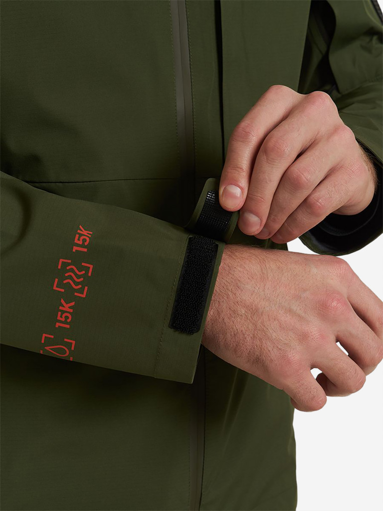 Куртка мембранная мужская HUT KIVACH для охоты, зеленая