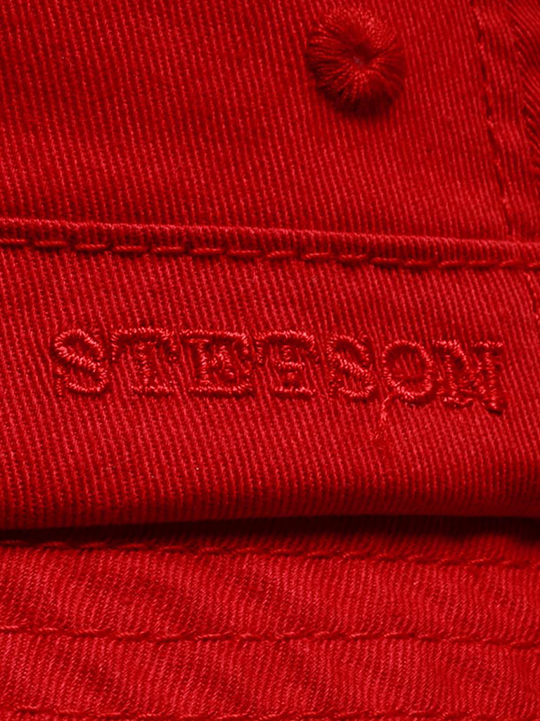 Панама STETSON 1811110 BUCKET COTTON TWILL (красный)