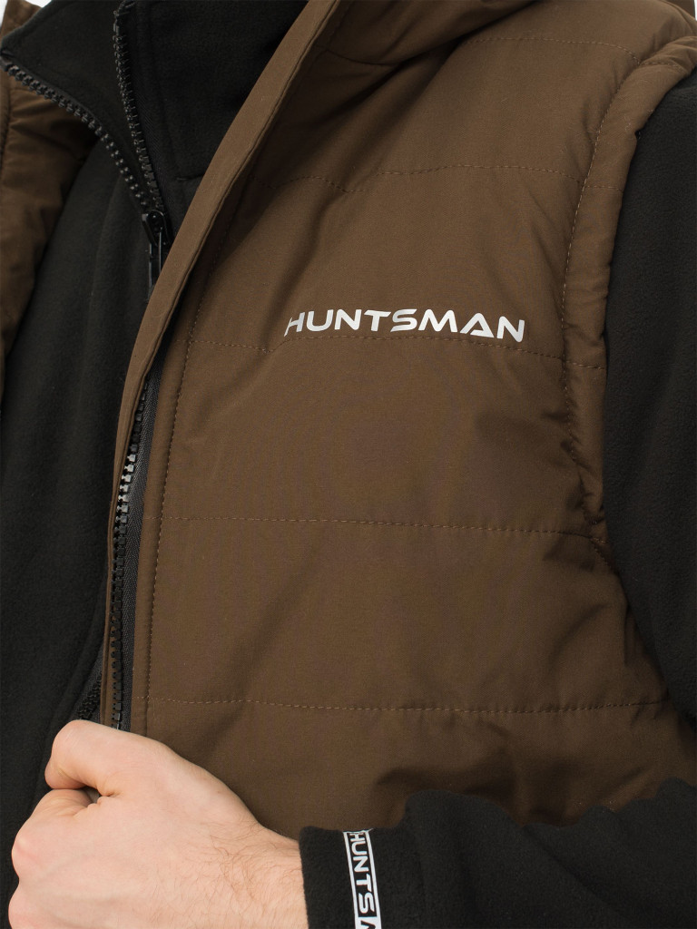 Жилет мужской Huntsman Фристайл утепленный с капюшоном