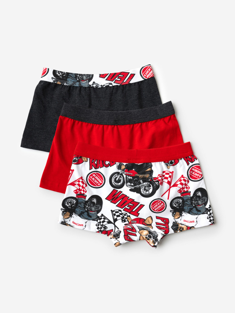 Трусы для мальчиков - боксеры, 3 шт PlayToday