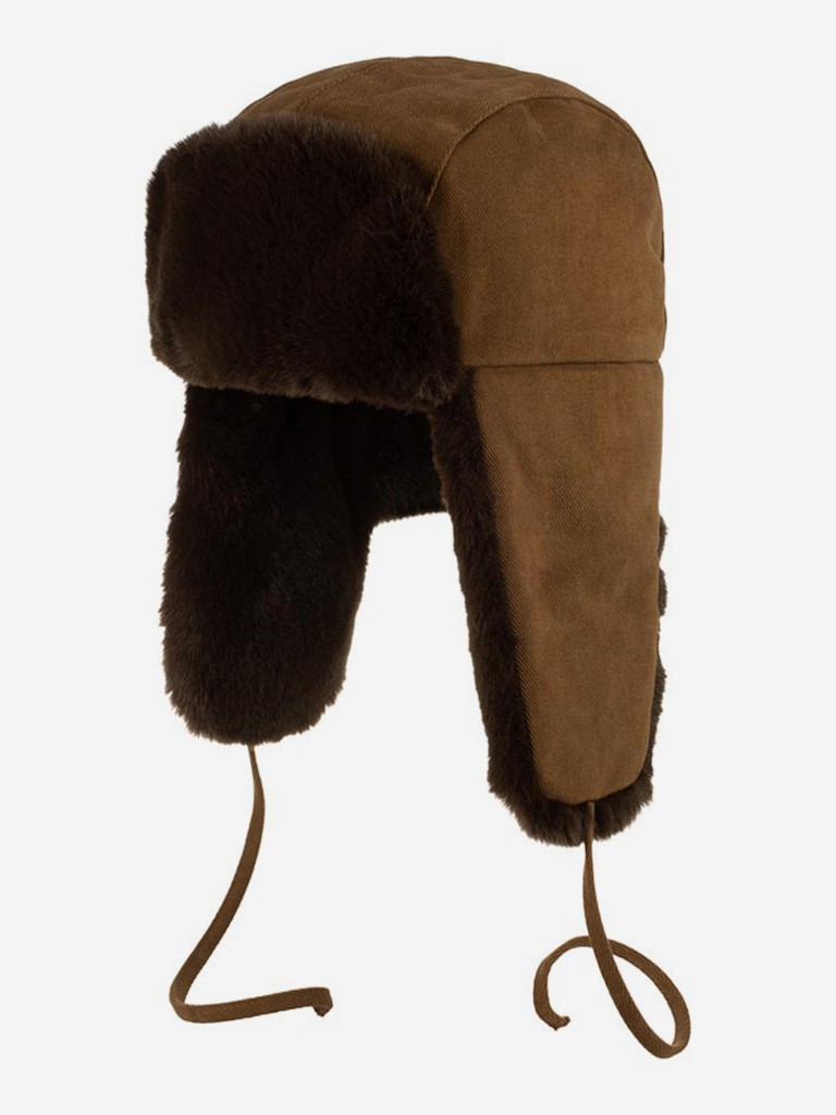 Шапка ушанка STETSON 9291104 BOMBER CAP SOFT COTTON (коричневый)