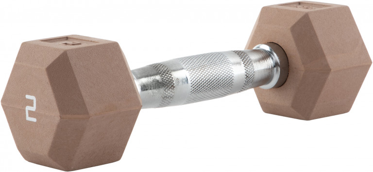Гантель RZR 2 кг гексагональная обрезиненная