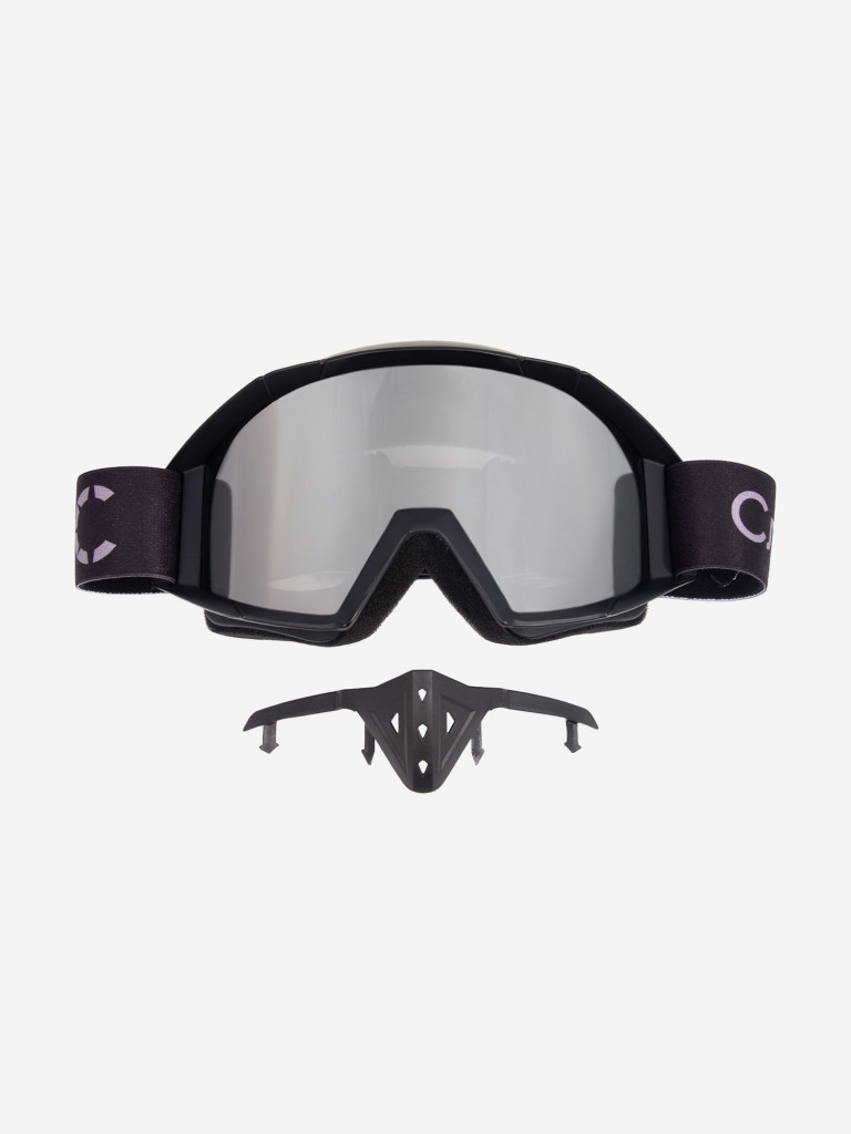 Маска мотоциклетная/снегоходная СЛЕДОПЫТ М10, линза сhrome silver