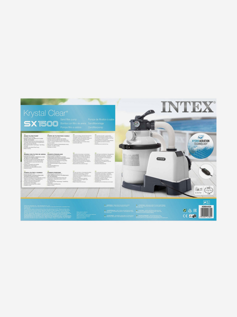 Фильтр-насос песчаный Intex 26644, 4м³/ч