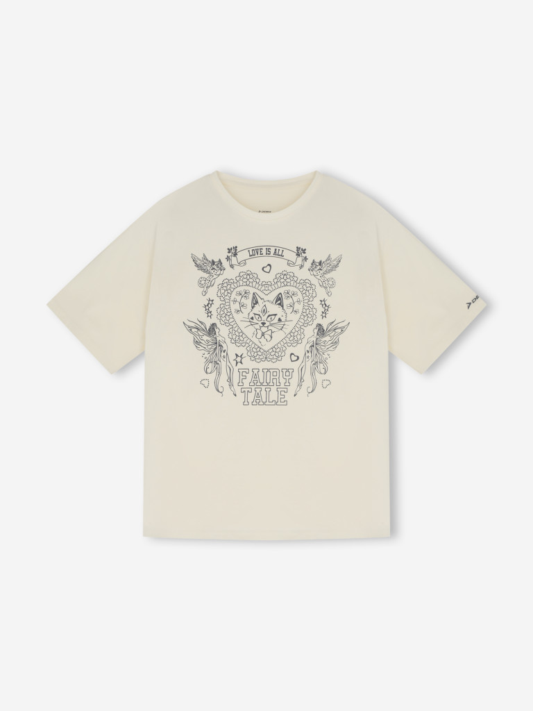 Футболка для девочек оверсайз Demix