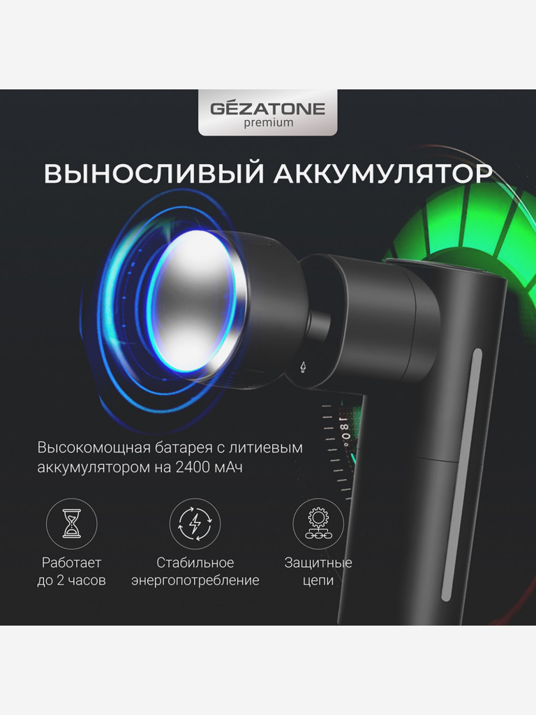 Массажер для тела перкусcионный Gezatone AMG144