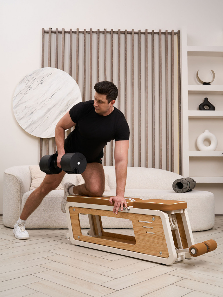 Многофункциональная регулируемая скамья Fitronix Pure Wood