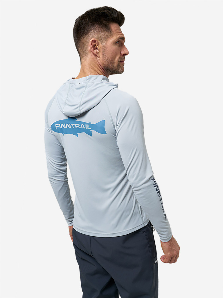 Лонгслив мужской c капюшоном FINNTRAIL Wave H