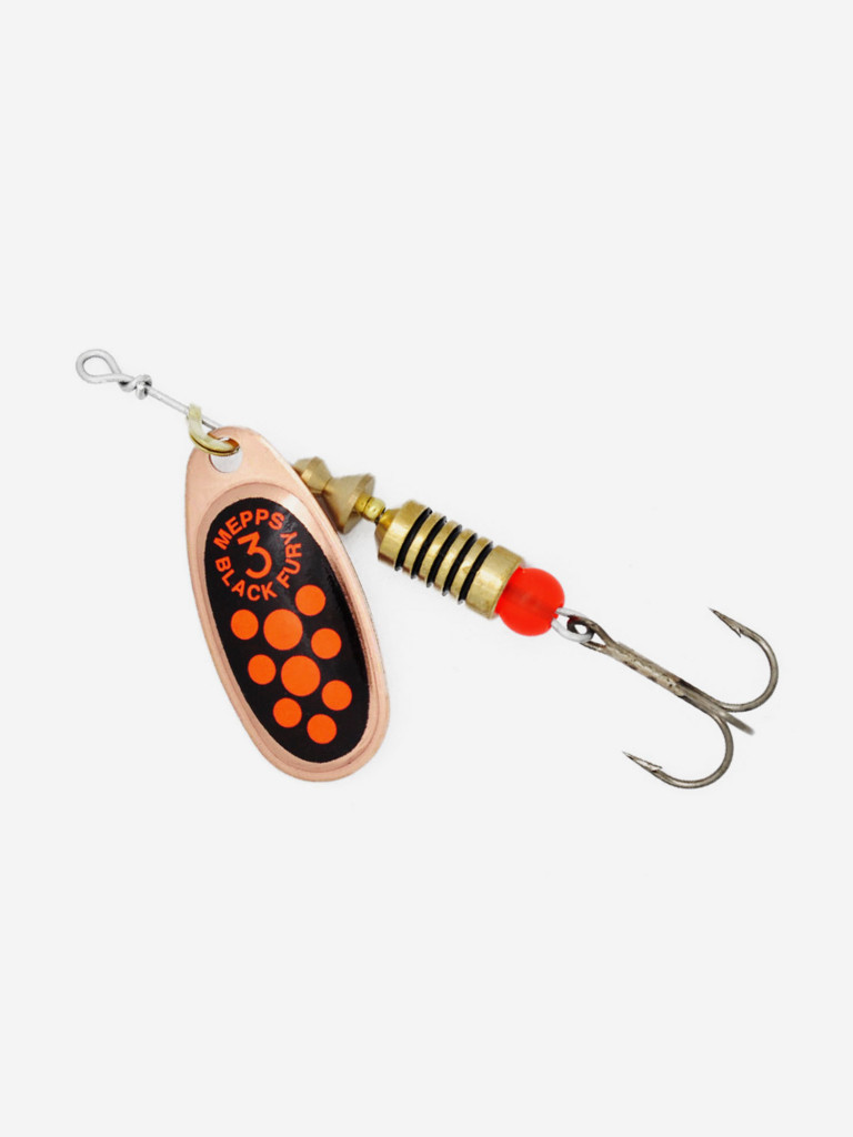 Блесна Mepps BLACK FURY ORANGE CU №3