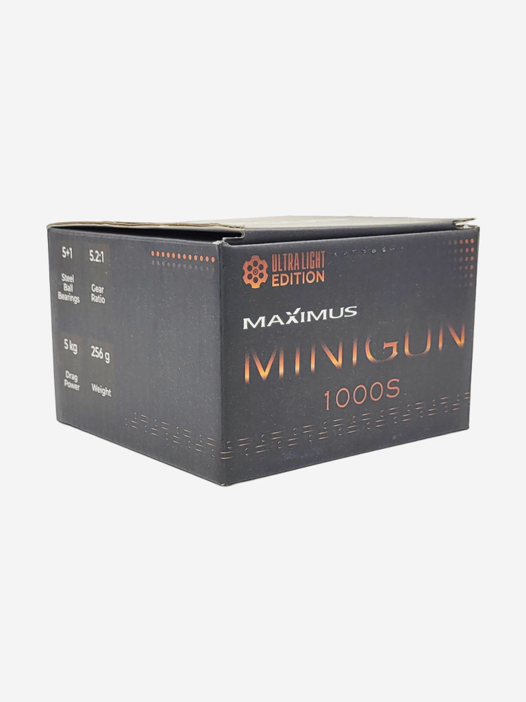 Катушка Maximus MINIGUN 1000S (5+1 подш.), 5.2:1, с передним фрикционом