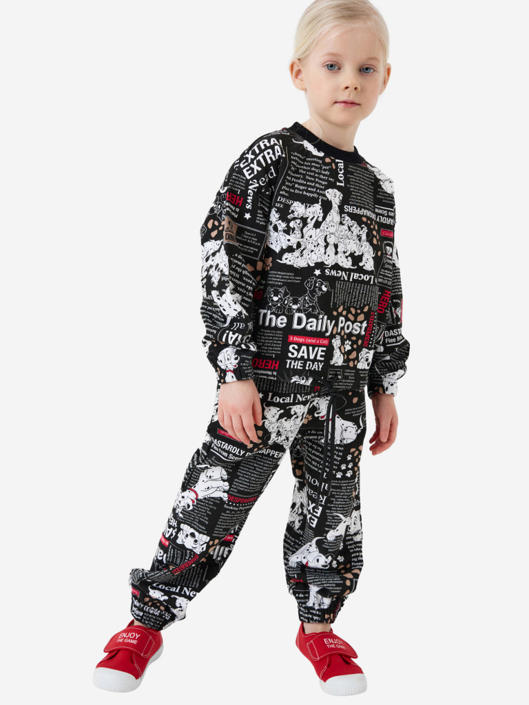 Комплект для девочек: свитшот, брюки PlayToday