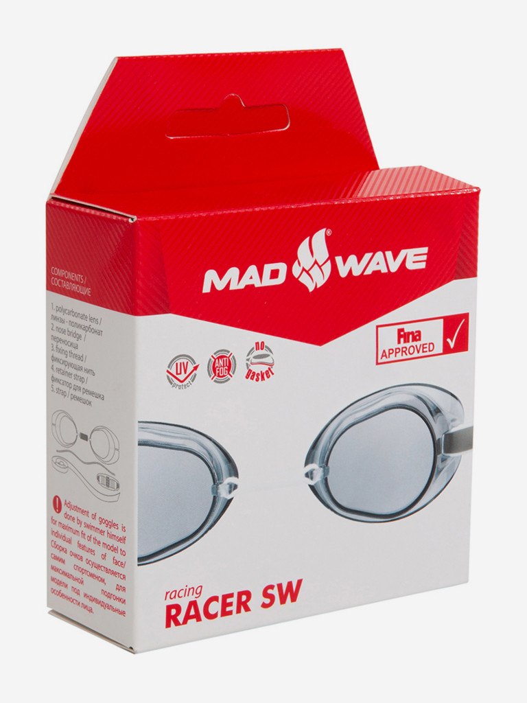 Стартовые очки Mad Wave Racer SW