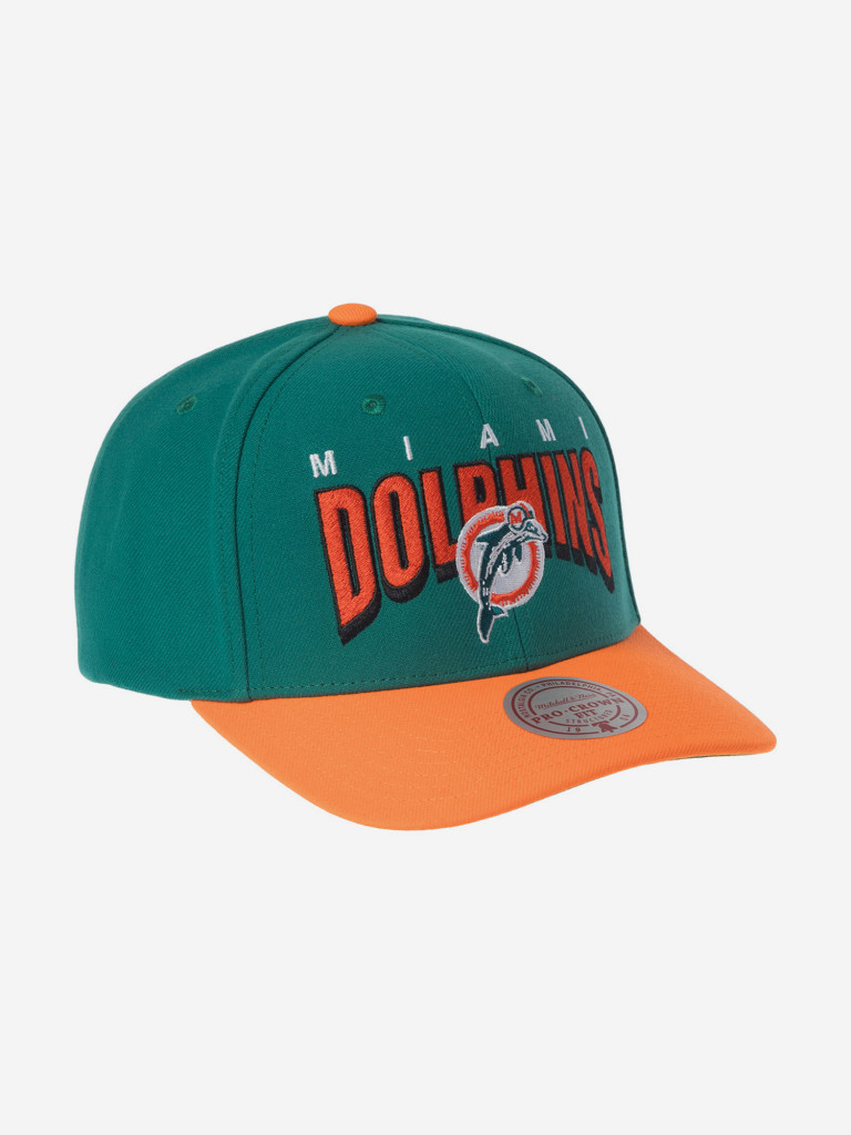 Бейсболка MITCHELL NESS HHSS6641-MDOYYPPPTEAL Miami Dolphins NFL (зеленый)