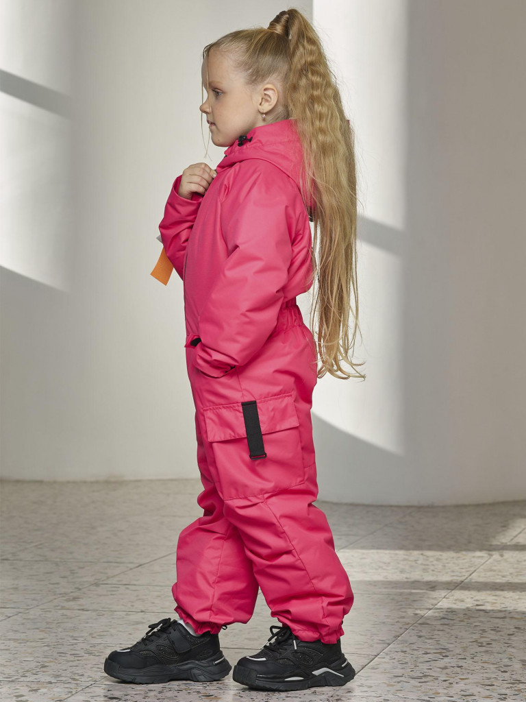 Комбинезон демисезонный для девочки batik Селфи розовый