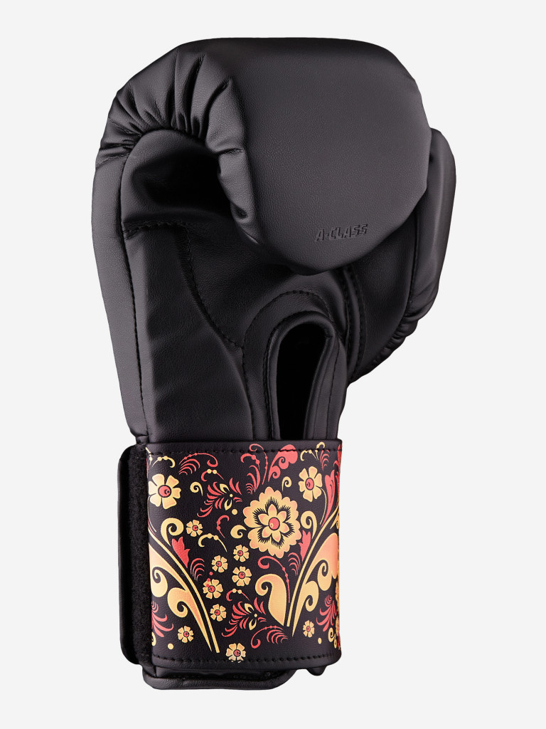 Тренировочные перчатки на липучке ULTIMATUM BOXING GEN7PRO-HTN KHOKHLOMA BLACK