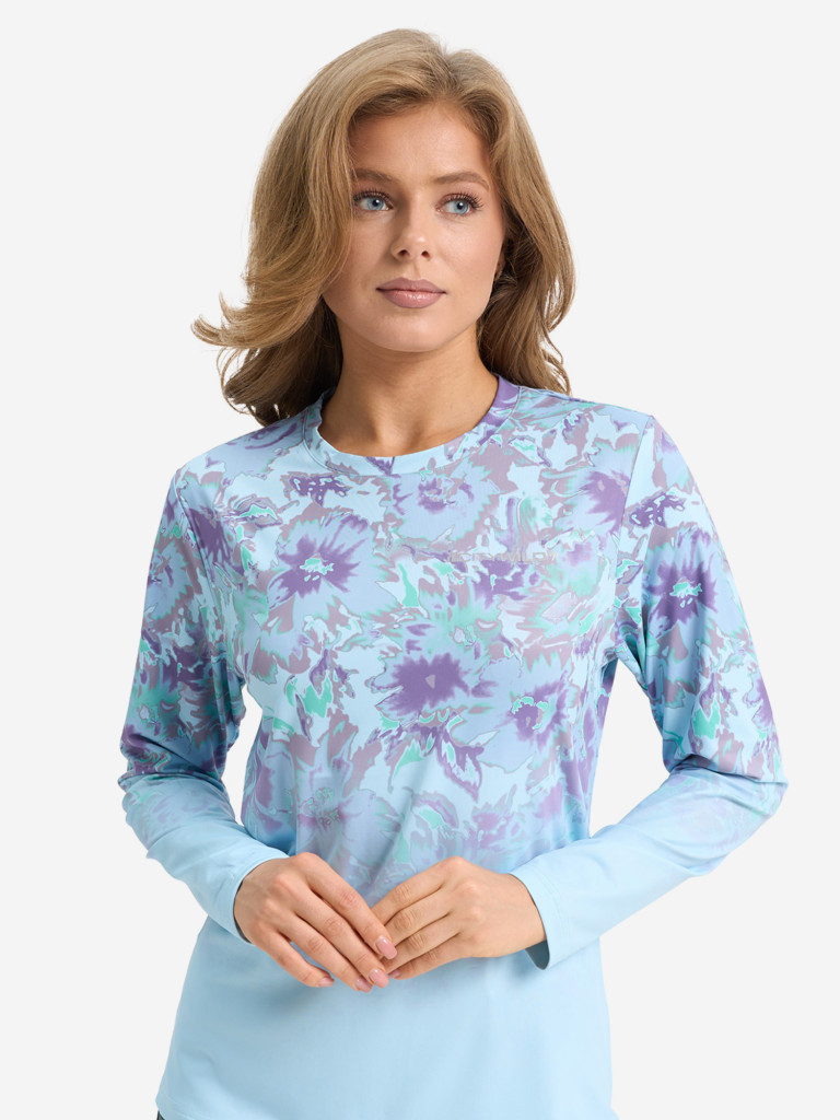 Лонгслив женский CityWild Salento для рыбалки и активного отдыха с защитой от солнца UPF50+, цвет Lavender Frost
