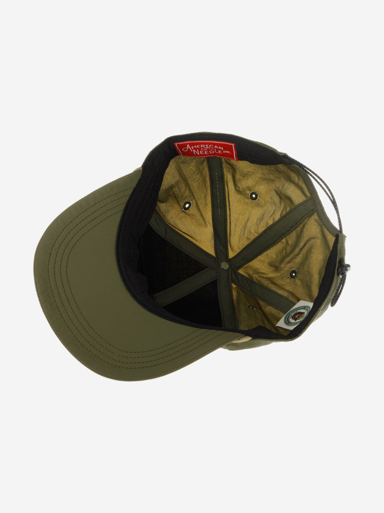 Бейсболка с прямым козырьком AMERICAN NEEDLE 23023A-SBEAR Smokey Bear Catalina (оливковый)