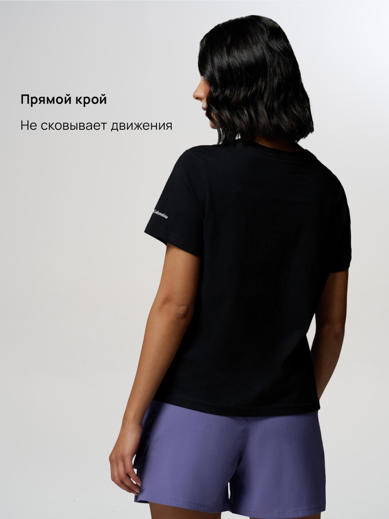 Футболка женская Columbia Rolling Bend Graphic SS