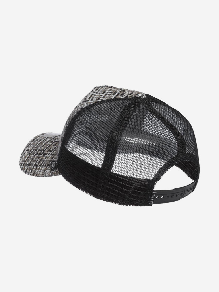 Бейсболка с сеточкой DJINNS HFT Bubble Tweed (черный)