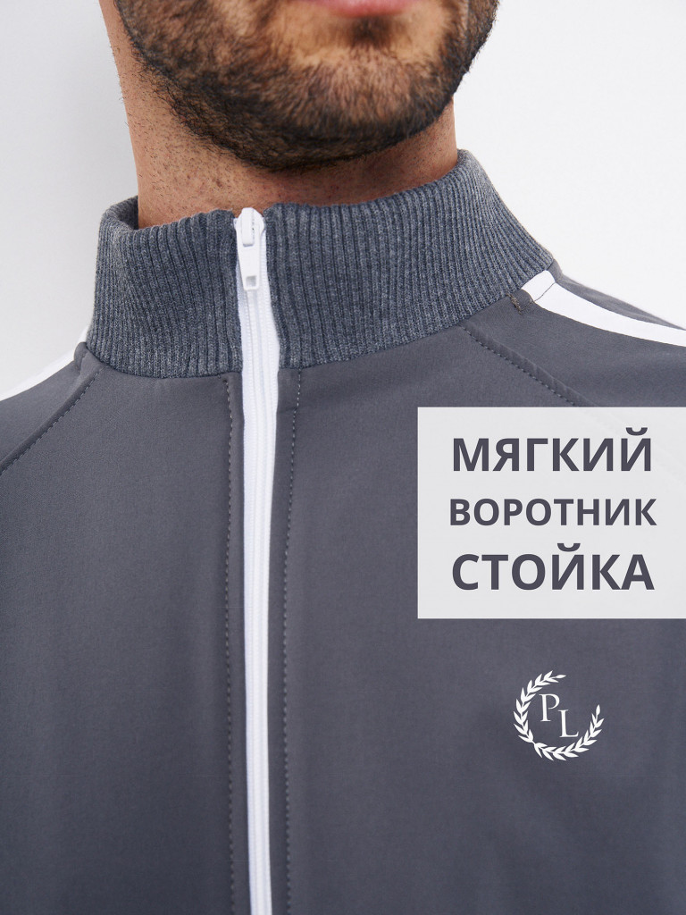 Костюм спортивный мужской теплый на флисе софтшелл Pater'c Legion