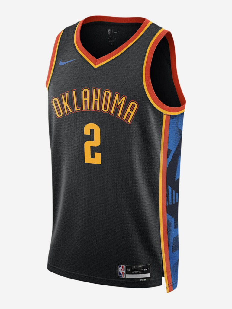 Майка баскетбольная Nike Shai Gilgeous Alexander Oklahoma City Thunder 2024/25 City Edition