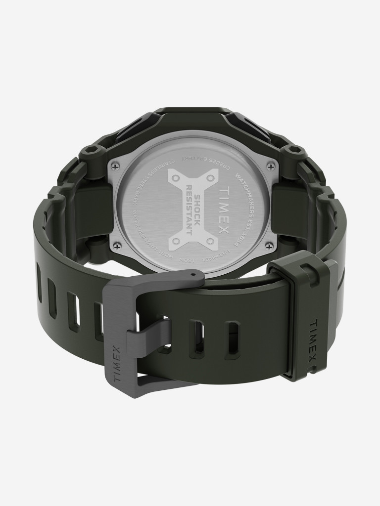 Спортивные часы TIMEX TW2V35400, Кварцевые, 45 мм, с подсветкой Indiglo