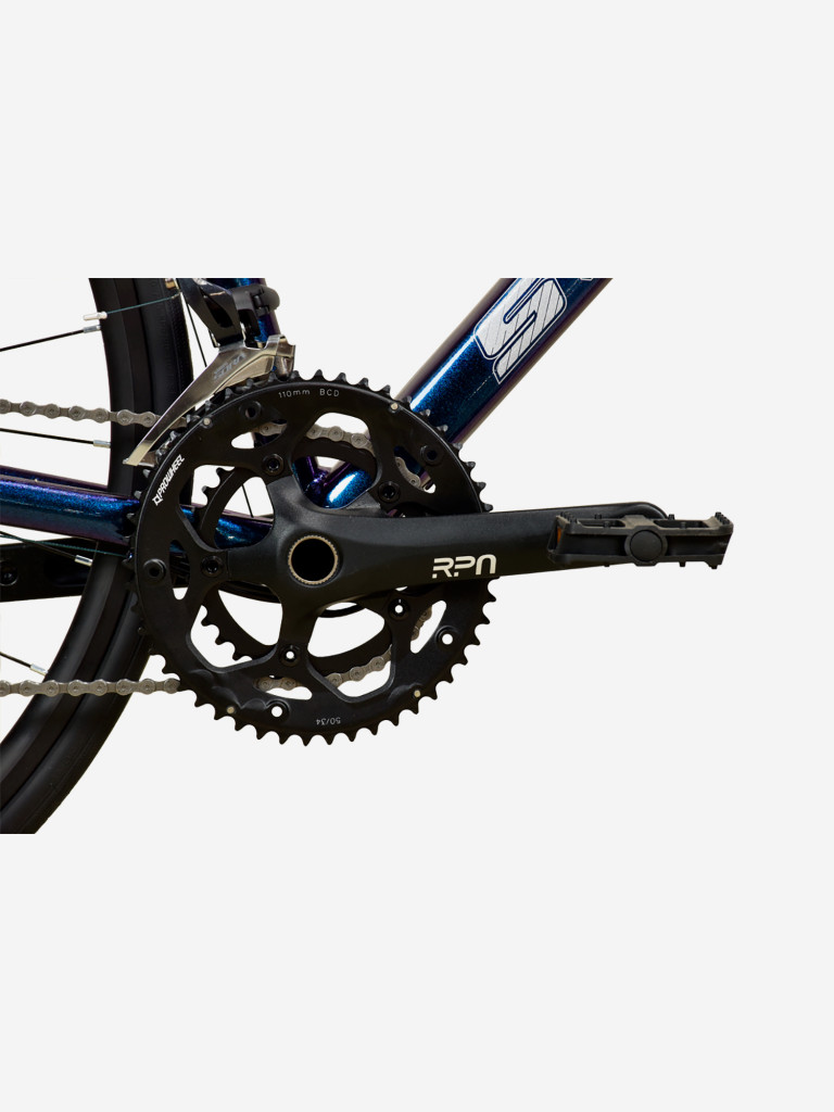 Велосипед Stark'25 Peloton 700.4 D королевский синий/серебристый L/60