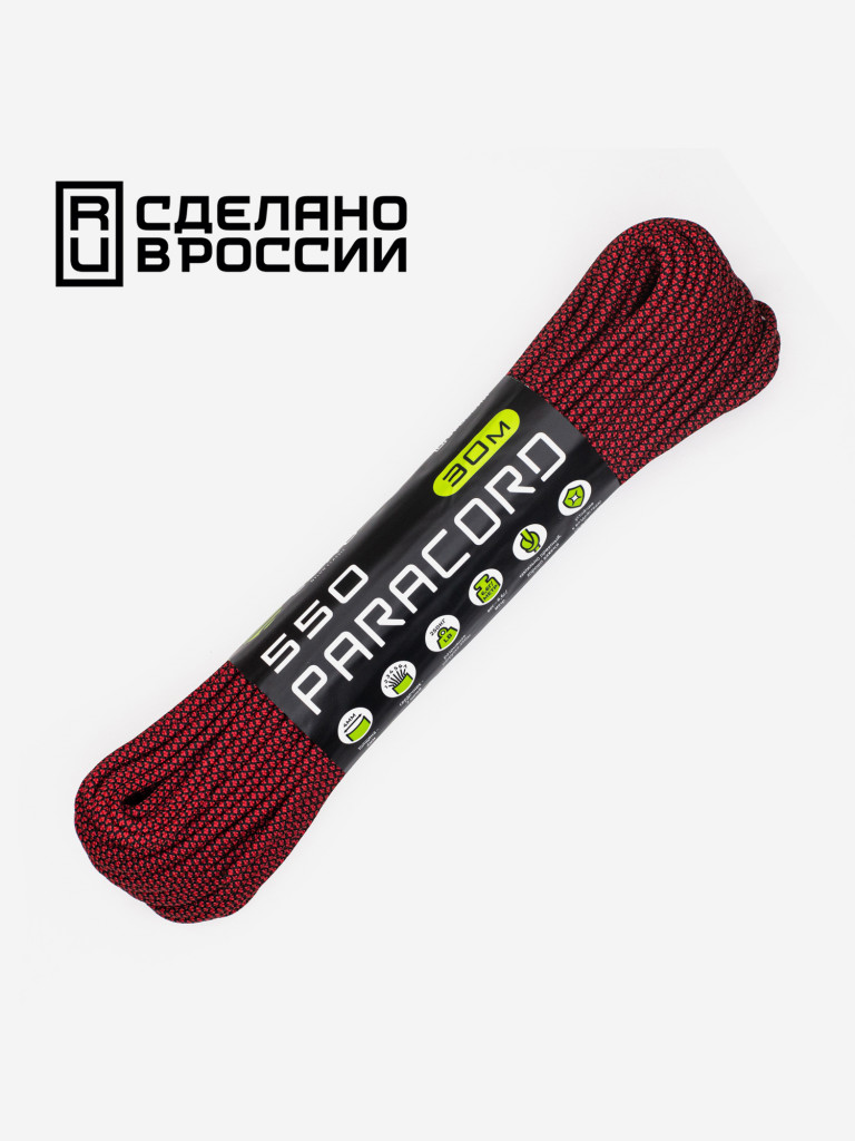 Паракорд 550 CORD nylon 30м RUS (red snake)
