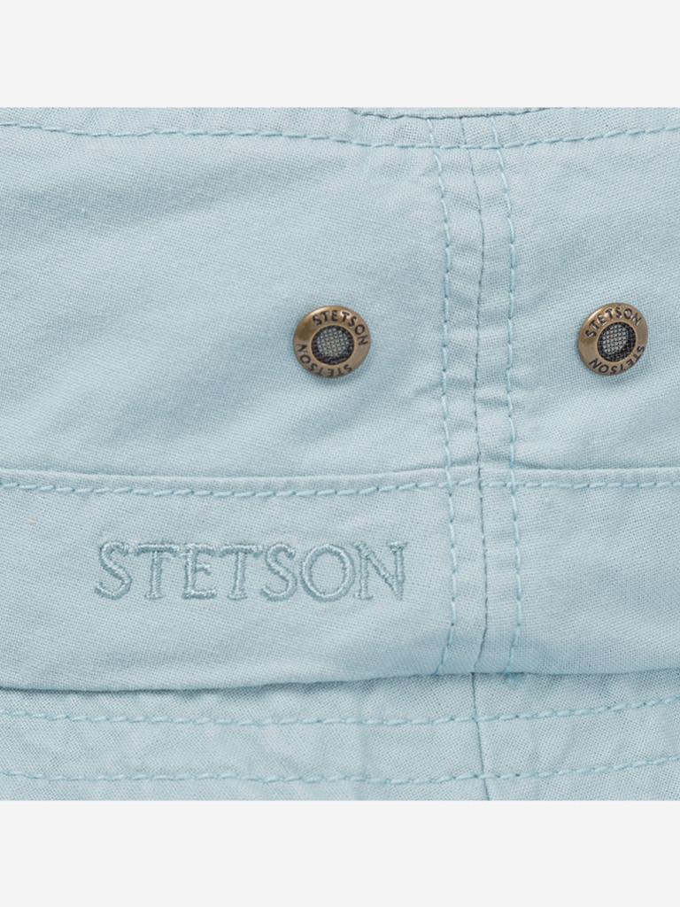 Панама STETSON 1811101 BUCKET DELAVE ORGANIC COTTON (голубой)