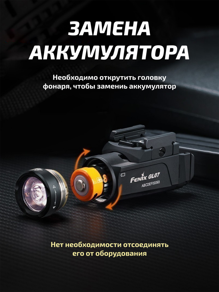 Фонарь Fenix тактический GL07 700 люмен