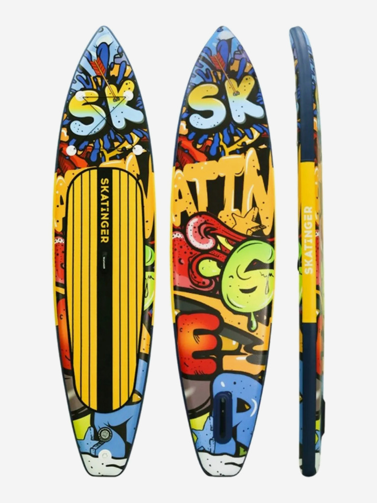 Сапборд надувной Skatinger GRAFFITTY YELLOW