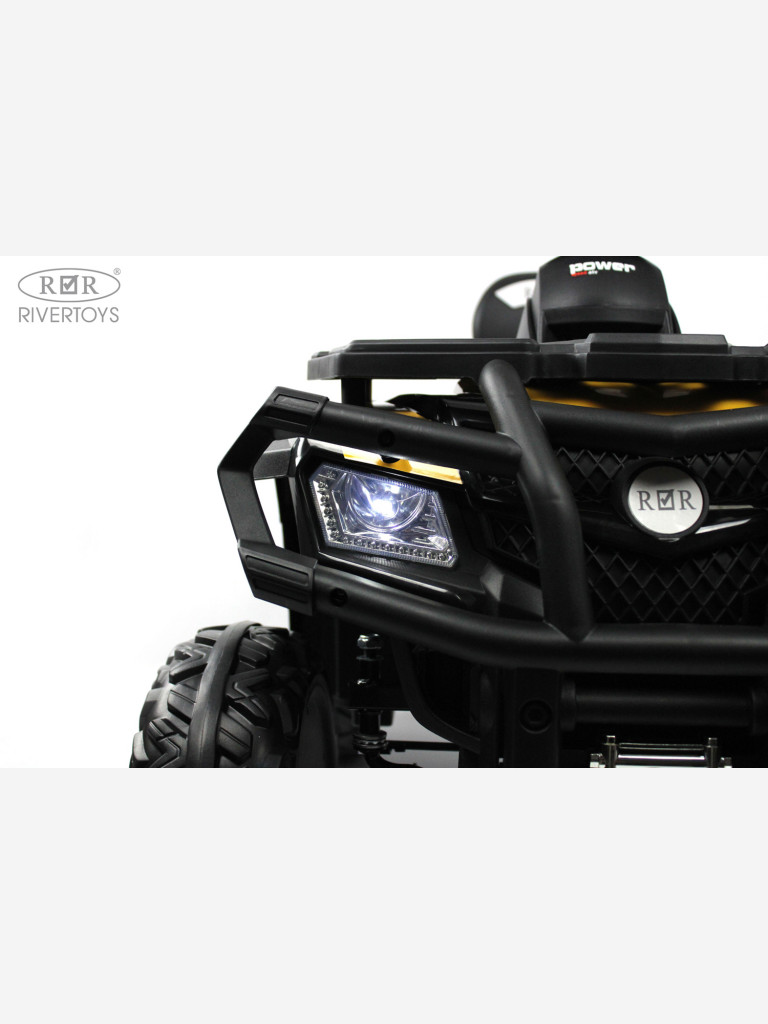 Детский электроквадроцикл RIVERTOYS T001TT 4WD желтый