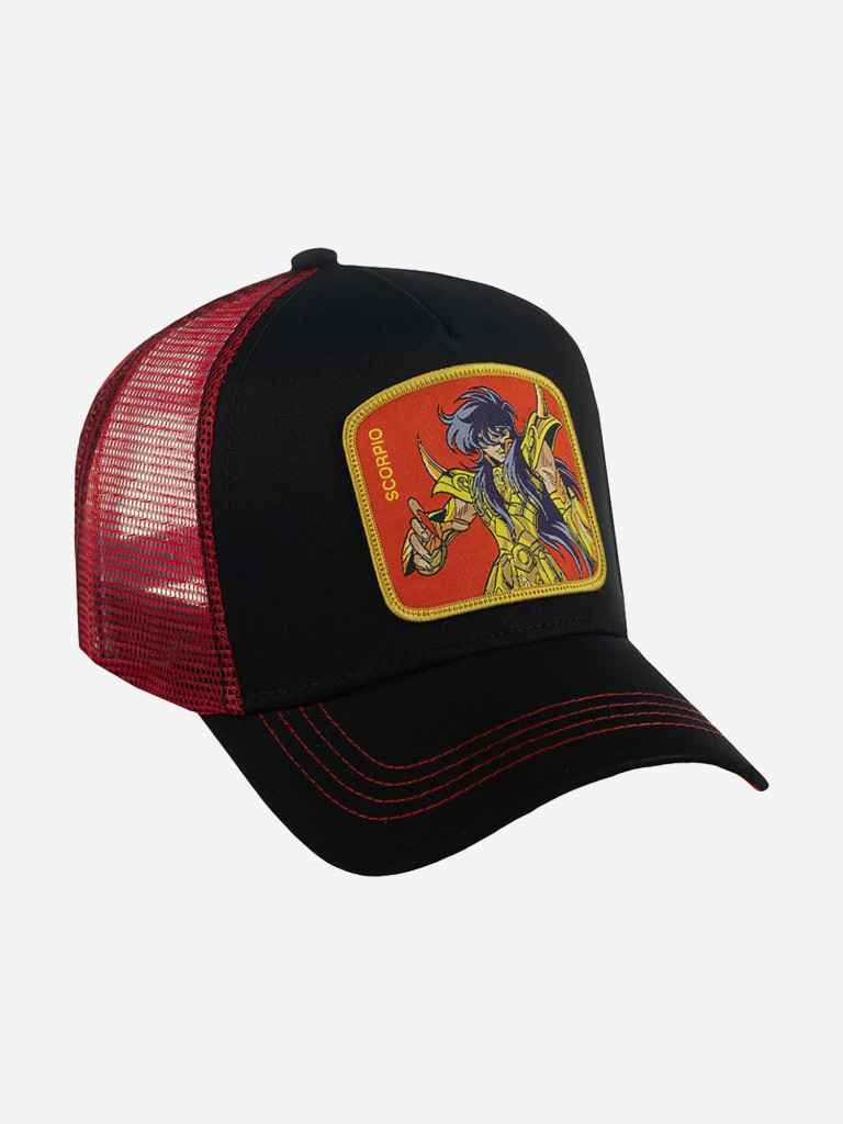 Бейсболка с сеточкой CAPSLAB CL/SAI/1/SCO Saint Seiya Scorpio (черный)