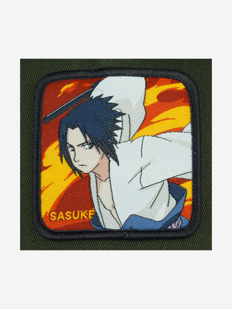 Бейсболка с сеточкой CAPSLAB CL/NS/1/FIR1 Naruto Sasuke (оливковый)