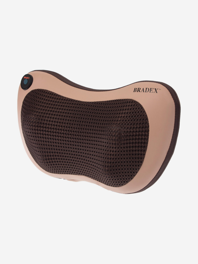 Массажная подушка с подогревом и разминающим массажем Шиацу Bradex