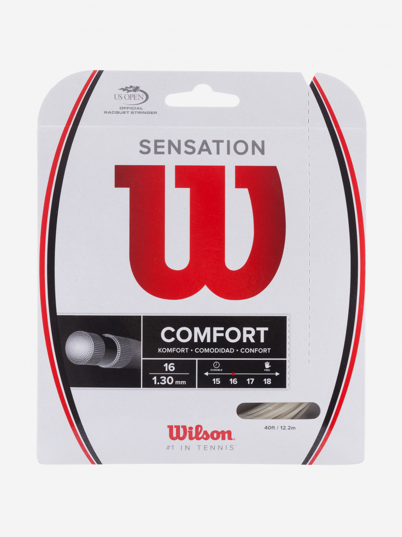 Струна для большого тенниса Wilson SENSATION 16 Бежевый 1439₽