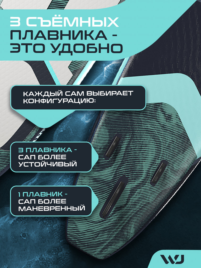 SUP-доска WheeJet Pro Line DeepWater 350x84x15