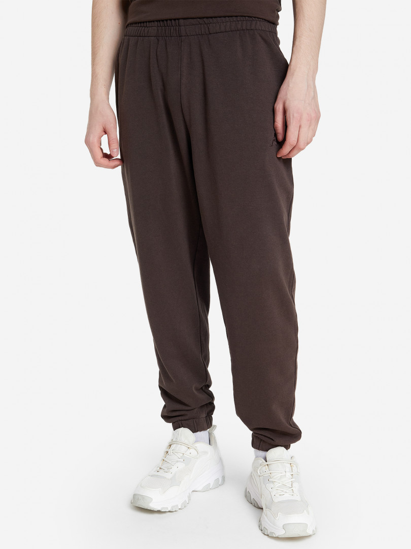 фото Брюки мужские kappa, коричневый