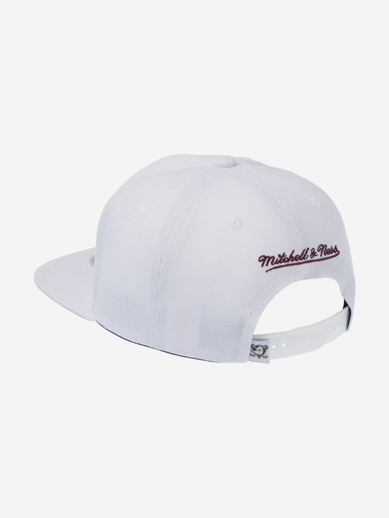 Бейсболка с прямым козырьком MITCHELL NESS HS10385-ADUWHIT Anaheim Ducks NHL (белый)