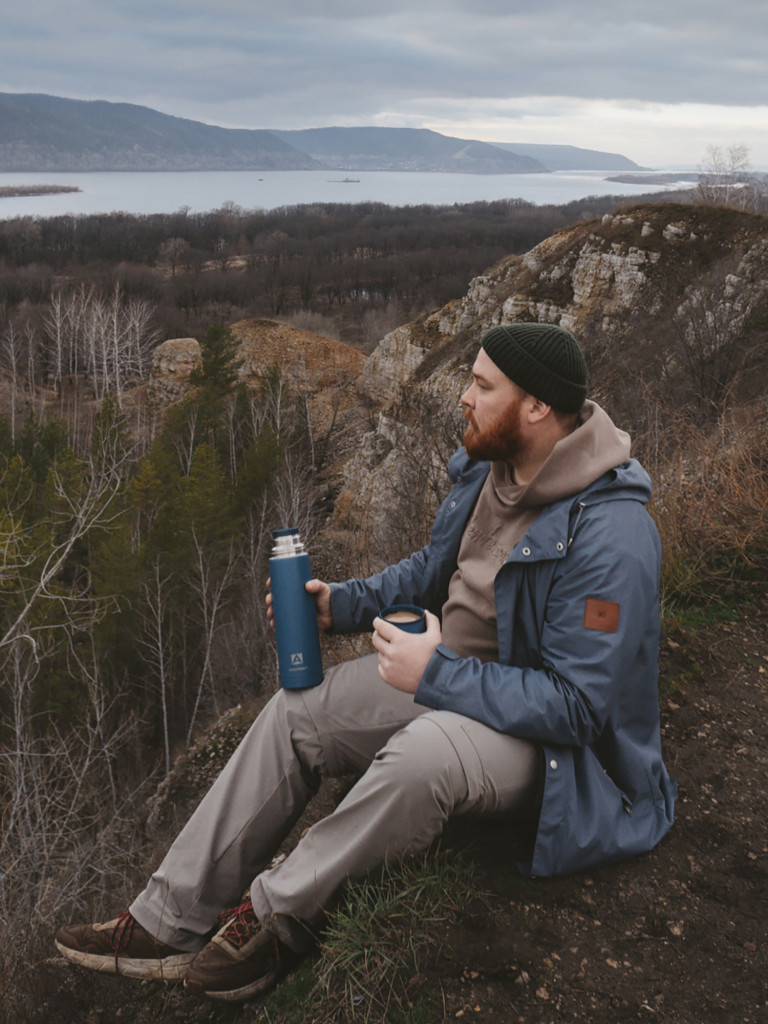 Термос вакуумный Арктика 1 л, нордик