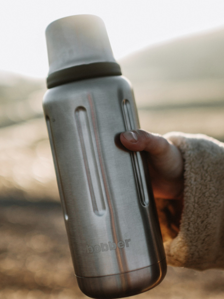 Термос вакуумный для напитков BOBBER Flask 770 мл пробка с каналами для налива, тепло до 36 часов, матовый
