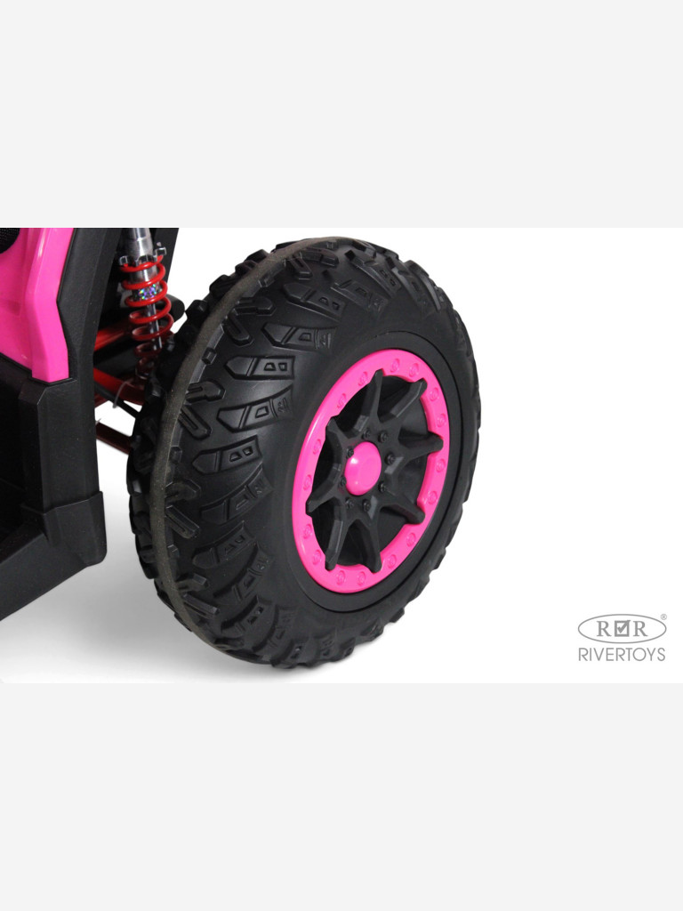 Детский электроквадроцикл RIVERTOYS Z111ZZ розовый