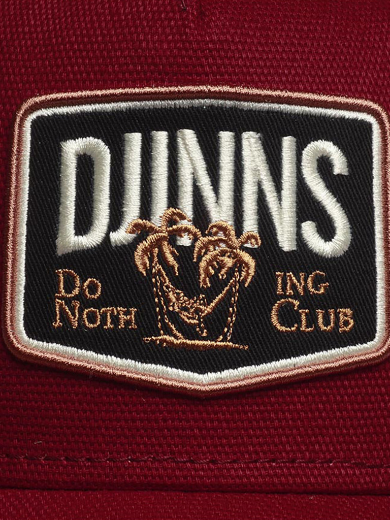 Бейсболка с сеточкой DJINNS HFT Cap Nothing Club (малиновый)