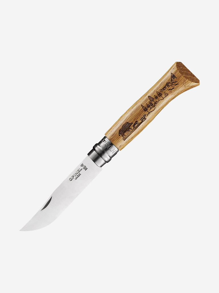 Нож складной для рыбалки и охоты Opinel Animalia Wild Boar 08