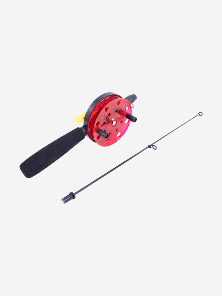 Удочка штекерная зимняя Namazu "Ice Perch Fishing", L=60 см, с катушкой d=90 мм, стеклопластик