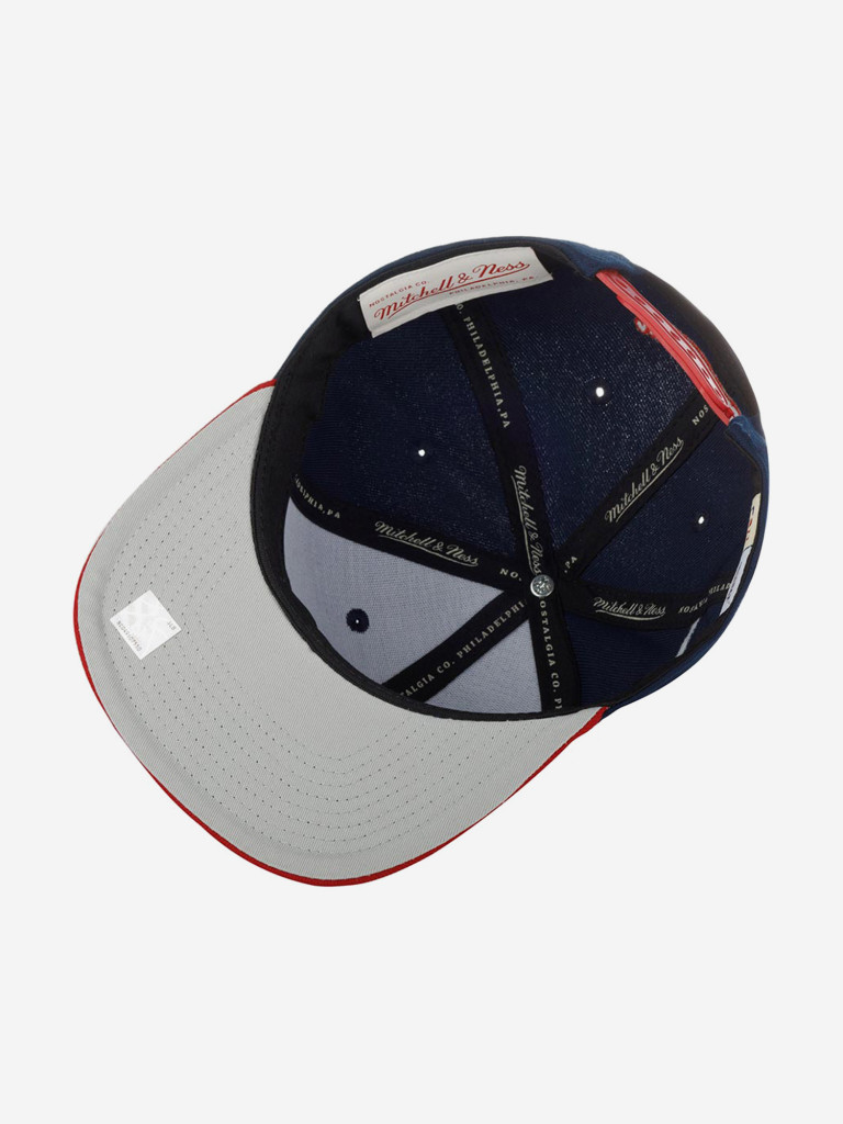 Бейсболка с прямым козырьком MITCHELL NESS HHSS3464-NJNYYPPPNYRD New Jersey Nets NBA (синий)