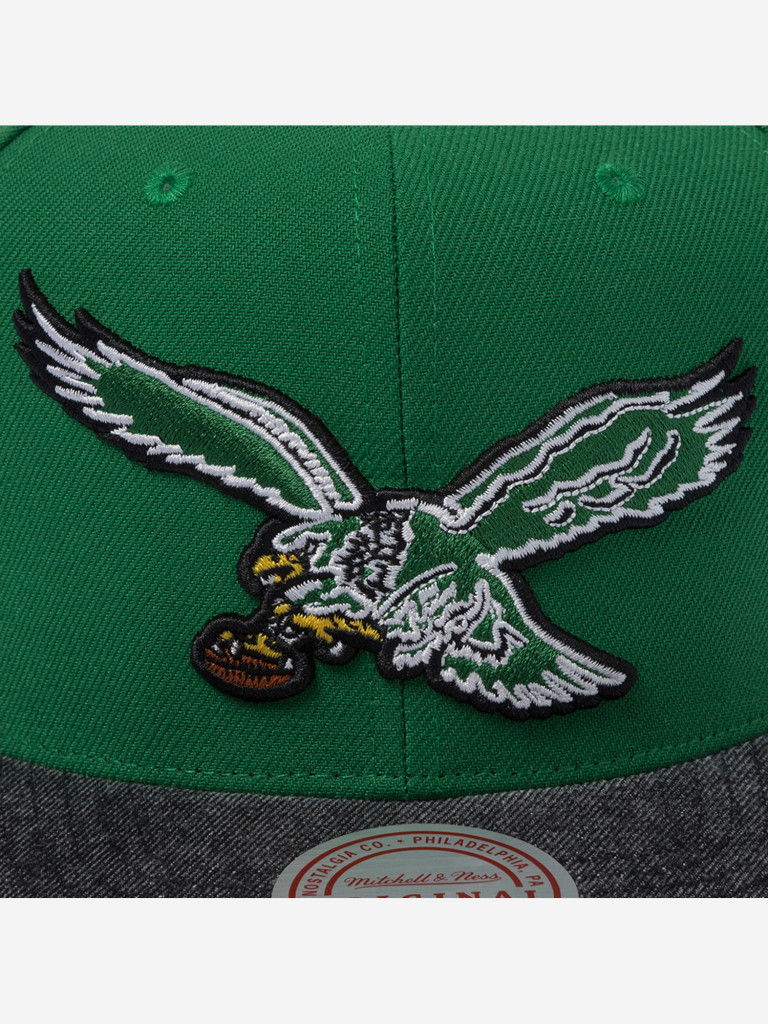 Бейсболка с прямым козырьком MITCHELL NESS HS12144-PEAGREN Philadelphia Eagles NFL
