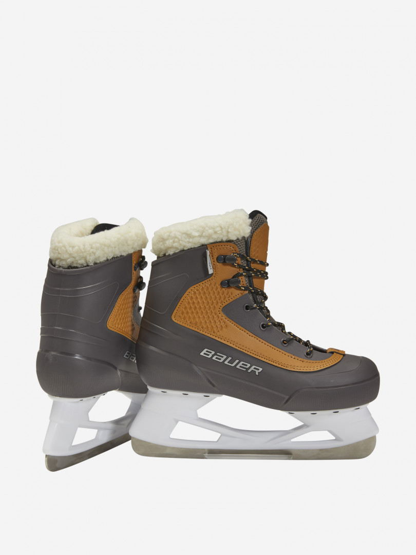 фото Фитнес-коньки bauer rec ice unisex sr- whistler, коричневый