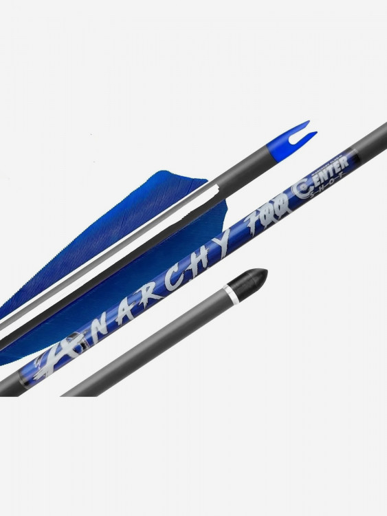 Стрела лучная карбоновая Centershot Anarchy 700 натуральное оперение